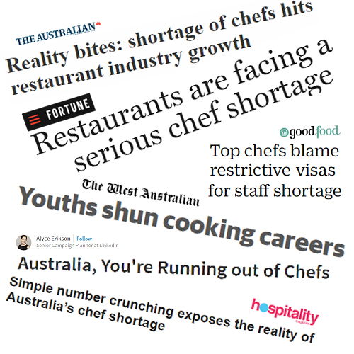 Oh Yes, there sure is a Chef shortage .....